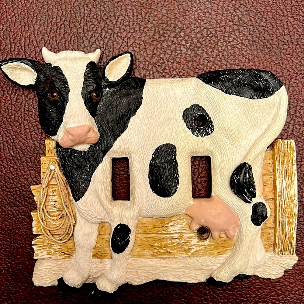Cow light switch cover *must bundle*